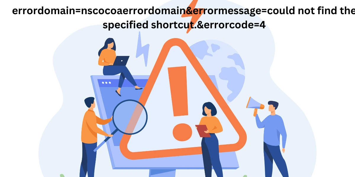 errordomain=nscocoaerrordomain&errormessage=could not find the specified shortcut.&errorcode=4